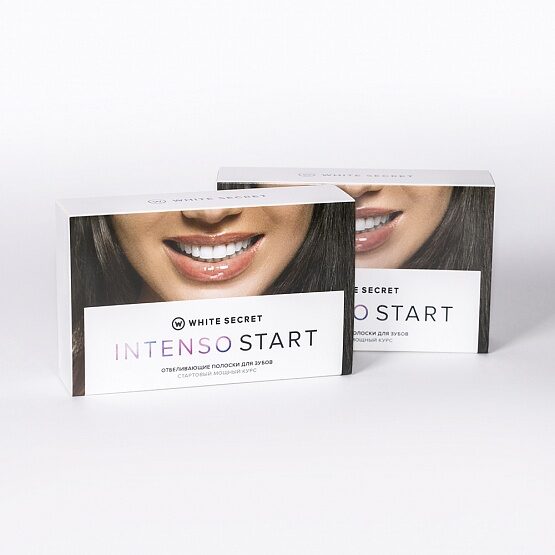 Отбеливающие полоски White Secret Intenso Start