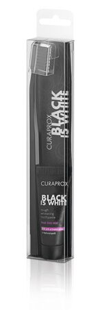 Зубная щётка + миниверсия зубной пасты  Сuraprox Black is White